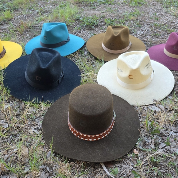 Brown Wide Brim Hat main image 10